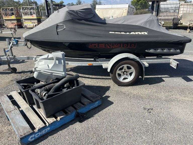 2011 Seadoo RXTX260 Jetski & Trailer - Non Operational