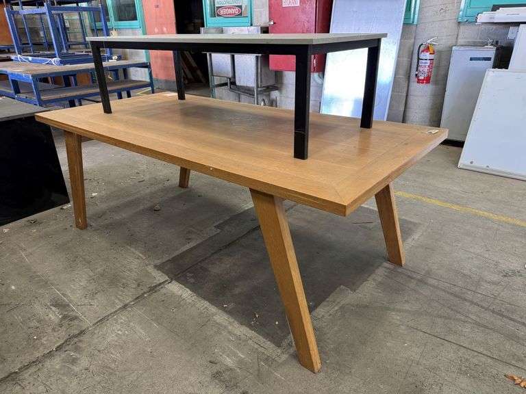 Timber Dining Table and Rectangle Coffee Table