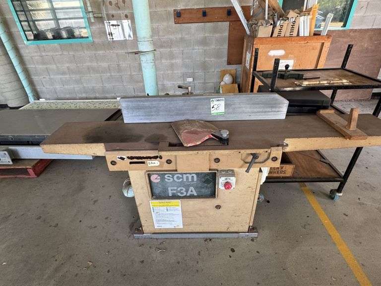 SCM F3A Woodworking Jointer/Planer and Trolley