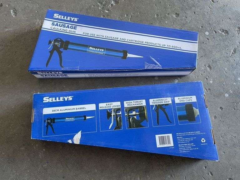 2x Selleys Sausage Caulking Gun