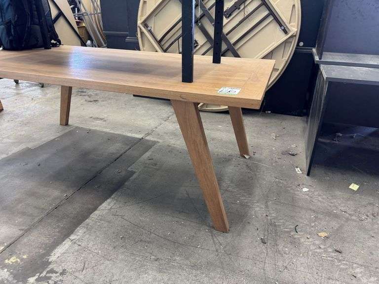Timber Dining Table and Rectangle Coffee Table