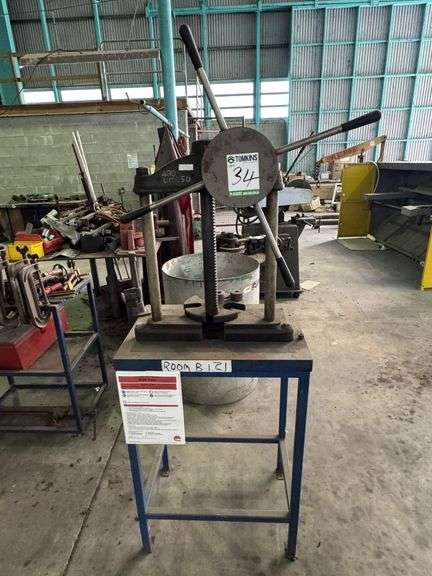 Manual Hand Press on Stand