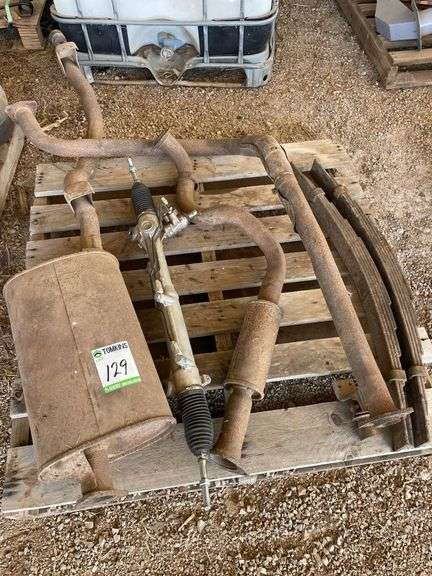 Vehicle Parts incl Muffler, Springs and Steering Rack