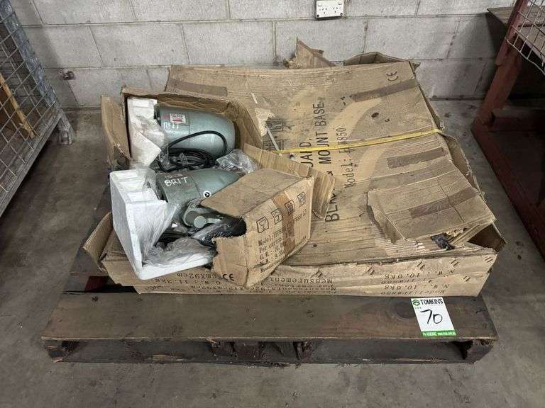Pallet inc TWO Workshop Fans