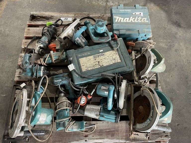 Pallet Assorted Makita Electric Tools
