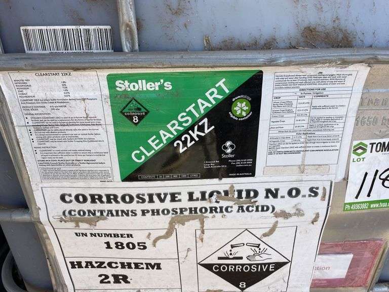 Pod inc 1000L Stoller's Clearstart 22KZ Liquid
