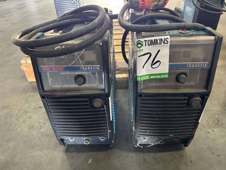 2x CIGWELD Transtig 300AC/DC Welder