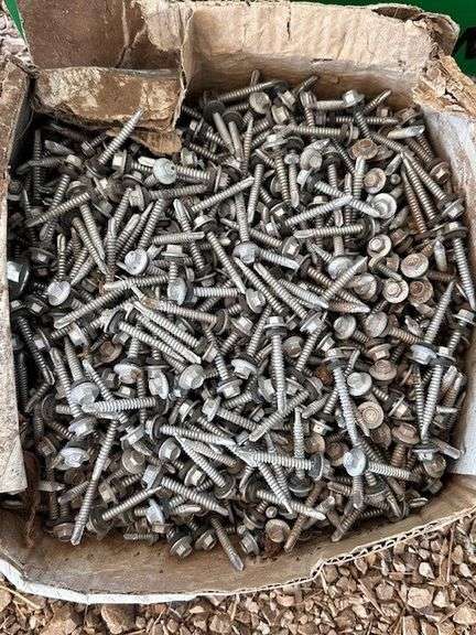 Assorted Roofing Screws, bolts and fixings