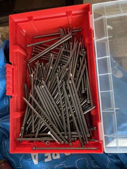 Pallet Hand Tools, Antique Drill and Fasteners