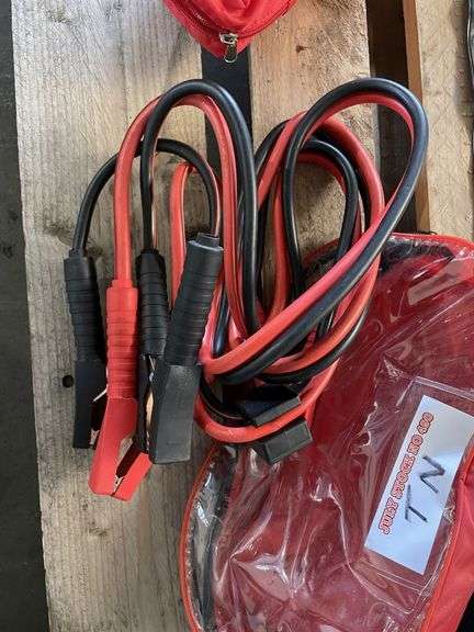 Assorted Camping Accessories inc Jump Leads, , Folding Table, Water Bladder etc