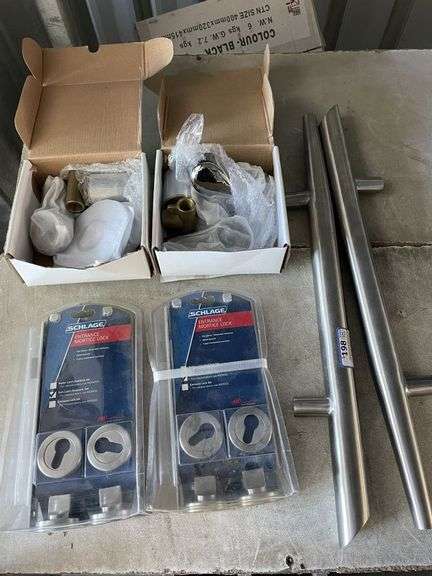 Entrance Locks, Towel Rails and Tap Sets