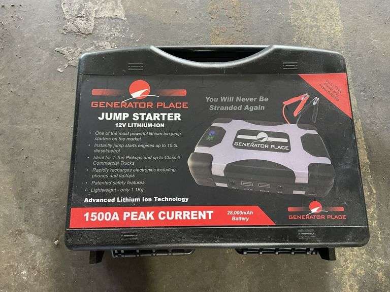 Jump Starter 12v Lithium-ion Kit