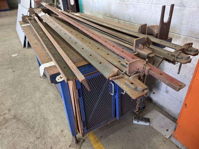 Workshop Bench and Assorted  Sash Clamps