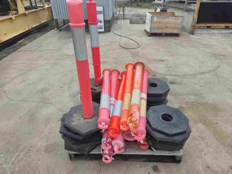 Qty of Safety Bollards & Bases