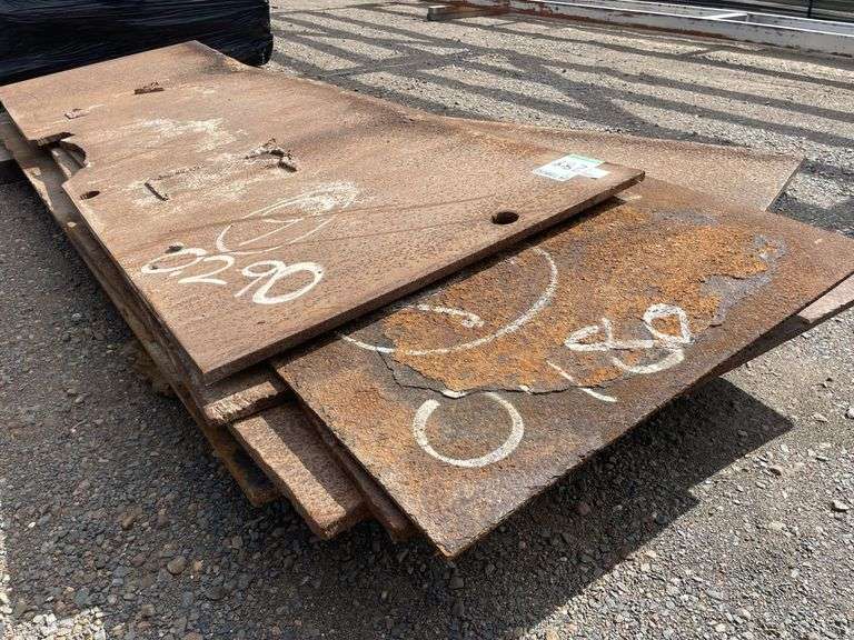 5x Steel Plate approx 800mm x 2400mm