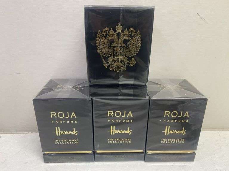 4x Unused Replica Roja Harrods Exclusive Collection Perfumes in Boxes