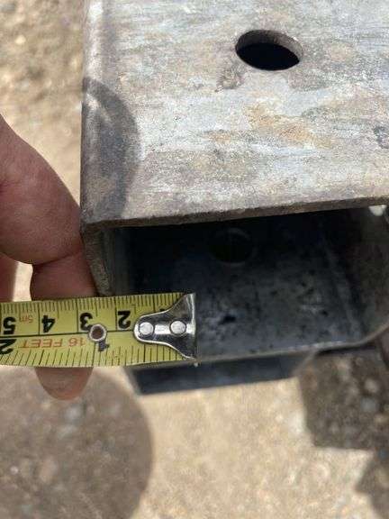 8x Galvanised Posts 100x100mm x 2.97m L