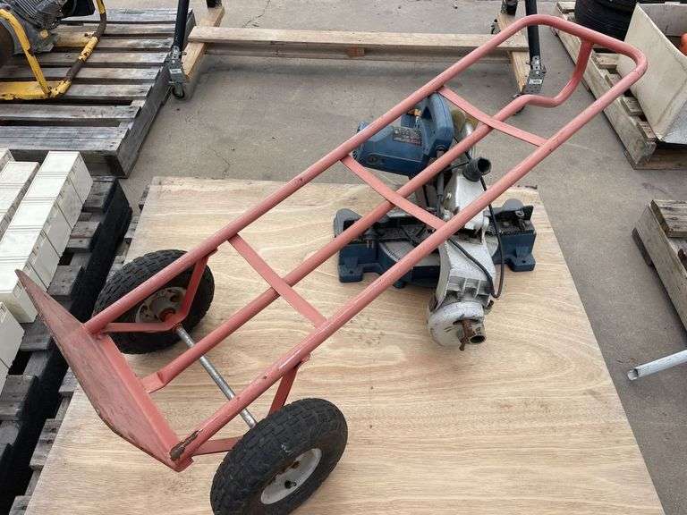 Mitresaw and trolley