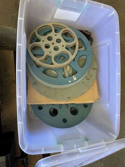 Pallet Antique Model 621 & Eiki Projectors inc Reels
