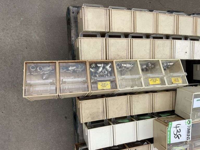 Pallet Storage Containers and Contents