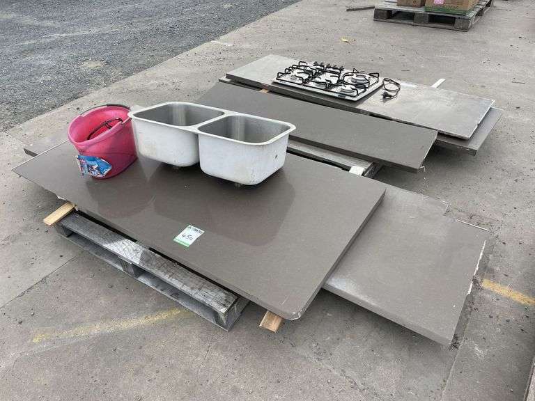 Kitchen Stone Bench Tops, Sink and Stove