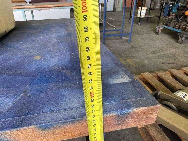 Timber Workshop Bench inc Tooling, Identification Studs, Welding Clamps etc 1800mm x 900mm