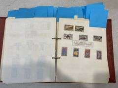 Hardcover Stamp Album inc Mix of World Stamps