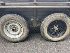 2005 Dual Axle Box Trailer inc LVL Timber