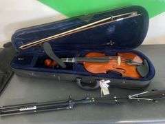 Beginners Violin, Violin Bow and Case