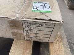 Pallet inc Honeywell Guards, Lincoln Drum Pump, 2x 8 Spoke 12x4 Rim