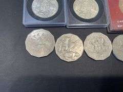 Quantity of Assorted Australian 50c Peace's