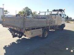 2015 Isuzu FRR500 Dual Cab Split Tray Tip Truck - WINTON
