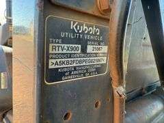 Kubota X900 Hydraulic Tipper RTV - BUNDABERG 