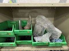 Large Metal Workshop Cabinet inc Bin Storage with Bolts, Screws, Fittings and Assorted Workshop Contents