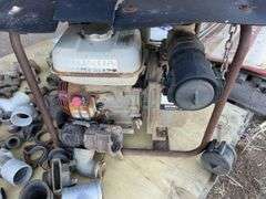 Assorted Irrigation Fittings and Honda Pump (parts only)