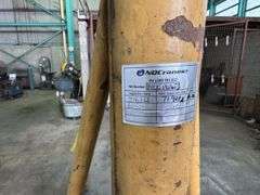 Yellow Abbey Floor Crane on Wheels