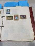 Hardcover Stamp Album inc Mix of World Stamps