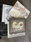 Pallet inc Prints/painting, Globe, Bird Cage, Tins & Games