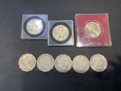Quantity of Assorted Australian 50c Peace's