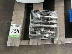 Pallet of Cutlery and Crockery