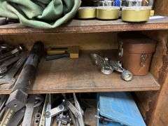 Timber Cabinet including Power Tools, Handheld Tooling & Workshop Contents