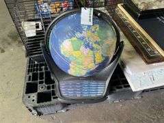 Pallet inc Prints/painting, Globe, Bird Cage, Tins & Games