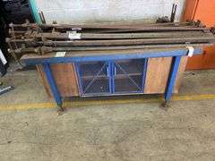 Workshop Bench and Assorted  Sash Clamps