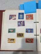 Hardcover Stamp Album inc Mix of World Stamps