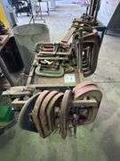Metal Storage Trolley inc Assorted Clamps and Tooling
