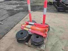 Qty of Safety Bollards & Bases