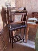 Assorted Furniture inc Green Rocking Chair, Mag Rack, Servery Trolley, Office Desk, Folding Chairs