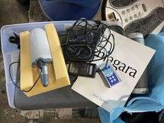 Pallet Assorted Sundries inc Niagara Heat Pad & Massager, Tapes, Stool etc
