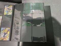 3x Black Folders inc Demon Slayer Cards, Pokémon Cards etc