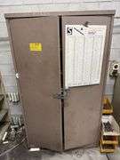 Metal Storage Cabinet inc Handheld Tooling and Assorted Workshop Contents